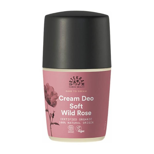 Deodorante roll-on Soft Wild Rose Urtekram 50 ml