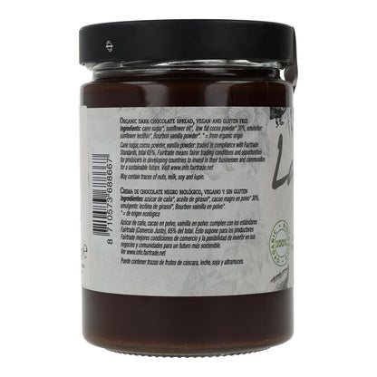 Crème au chocolat noir végane et sans gluten, La Vida Vegan, 600 g