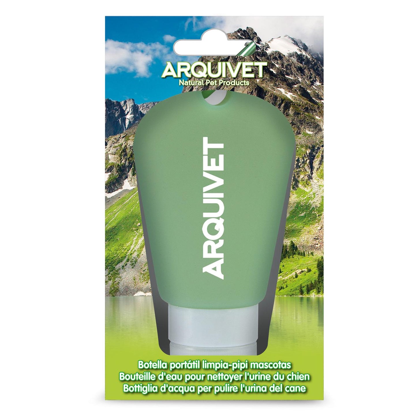 Bouteille portable nettoyante pour pipi d'animaux Arquivet 90 ml