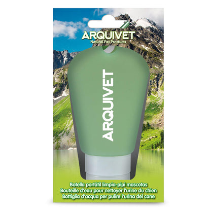 Bouteille portable nettoyante pour pipi d'animaux Arquivet 90 ml