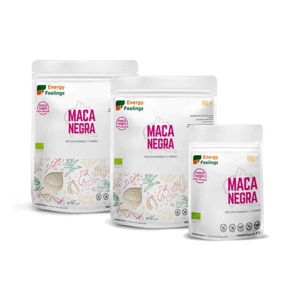 Pack 2x Maca noire ECO en poudre Energy Feelings 1 kg