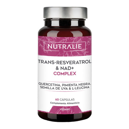 Nutralie Trans Resveratrol och NAD+ Complex 686 mg 60 kapslar