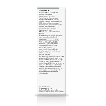 Pakket van 3 Propolis-extract XXI Soria Natural 50 ml