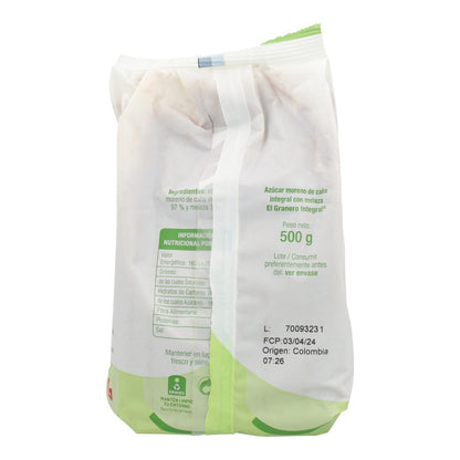 Brunt rörsocker med melass El Granero 500 g