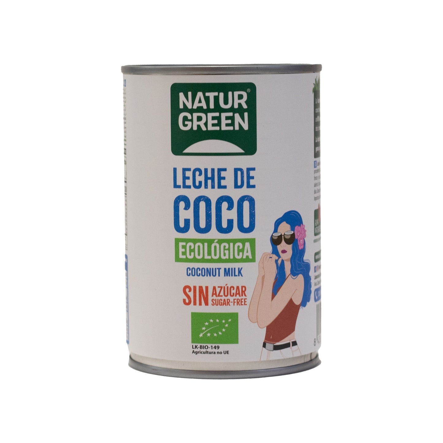 6-pack ekologisk kokosmjölk NaturGreen 400 g