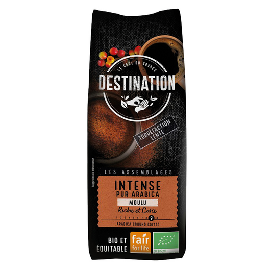 Café moulu intense pur arabica BIO Destination 250 g