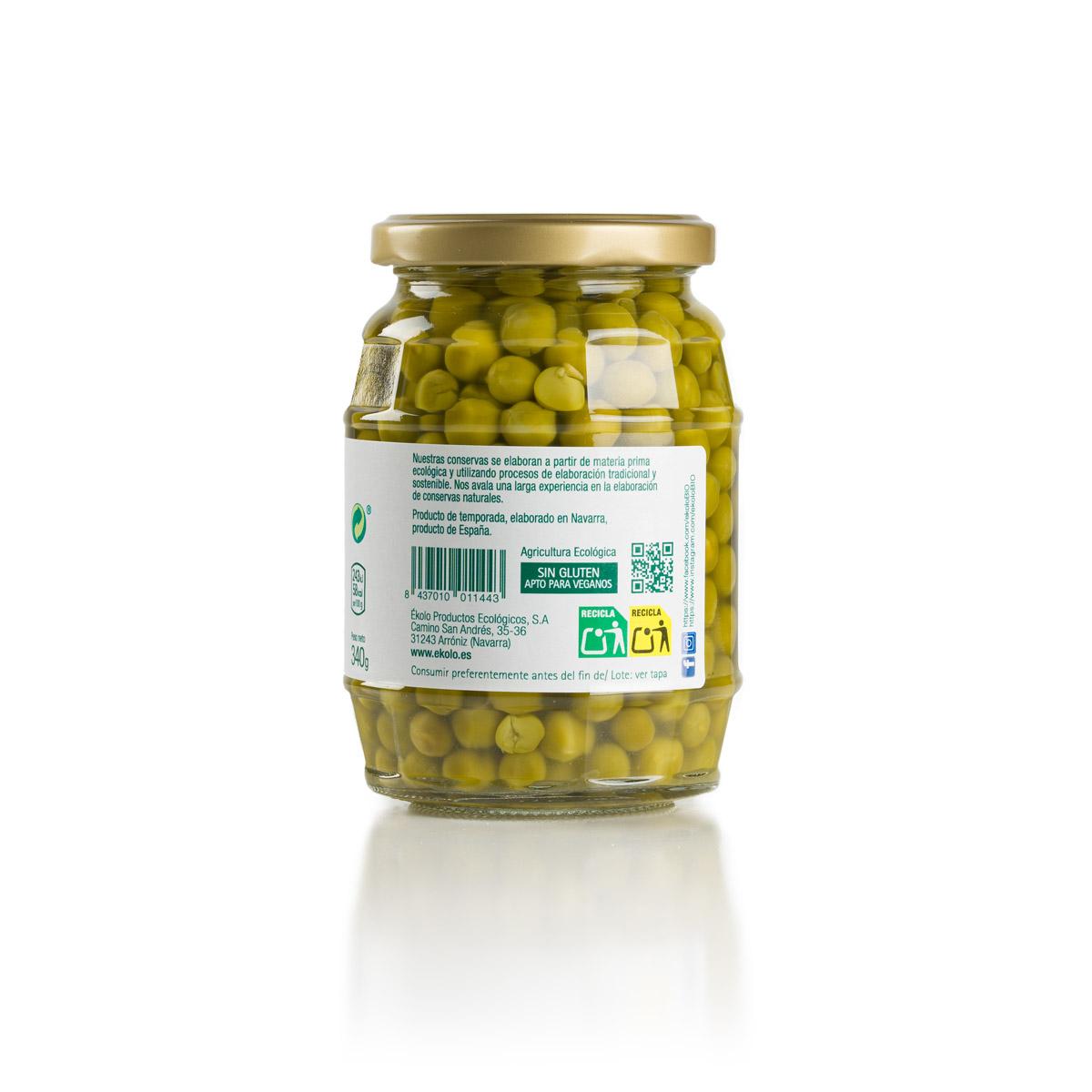Bio-Erbsen in Naturkonserven ékolo 345g