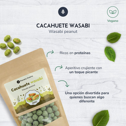 Cacahuete con wasabi Planeta Huerto 250g