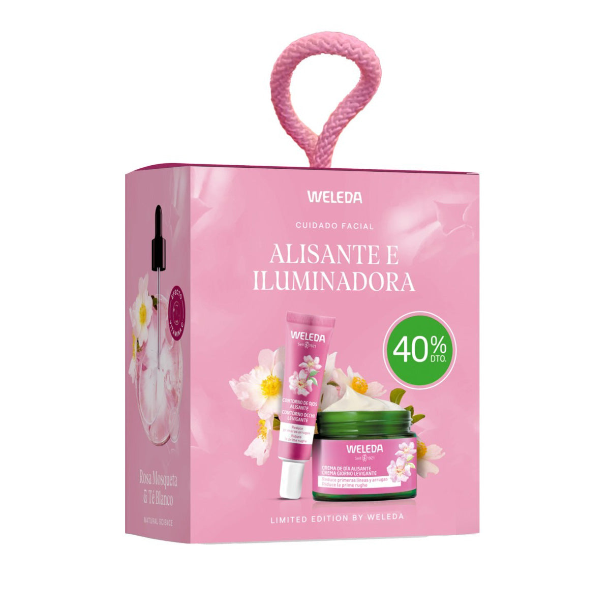 Routine lissante - Contour des yeux + Crème de jour, Weleda