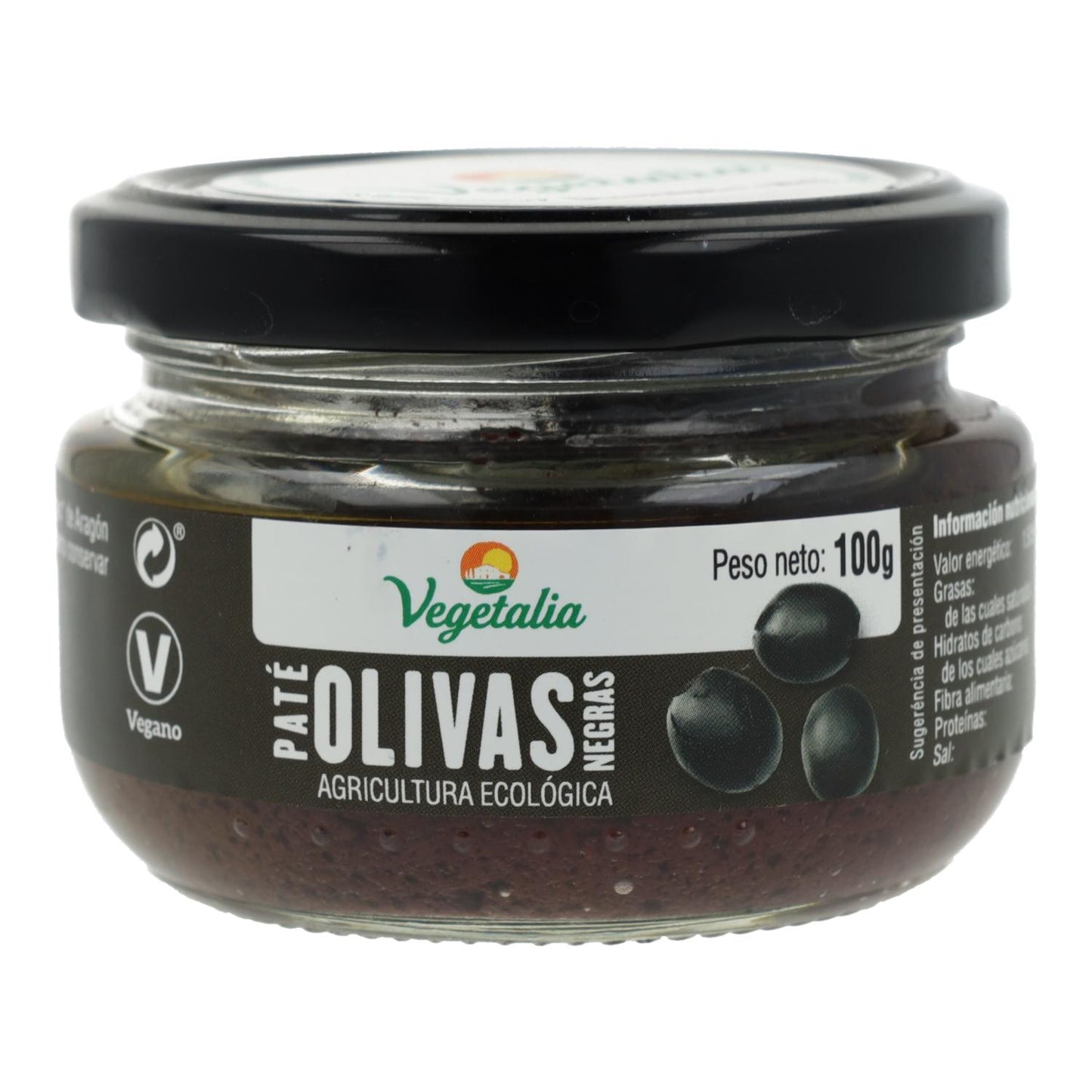 Vegetalia Bio-Olivenpastete mit schwarzen Oliven, 100 g