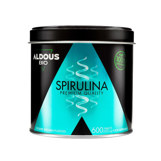 Bio-Spirulina Premium, 600 Tabletten Aldous Bio