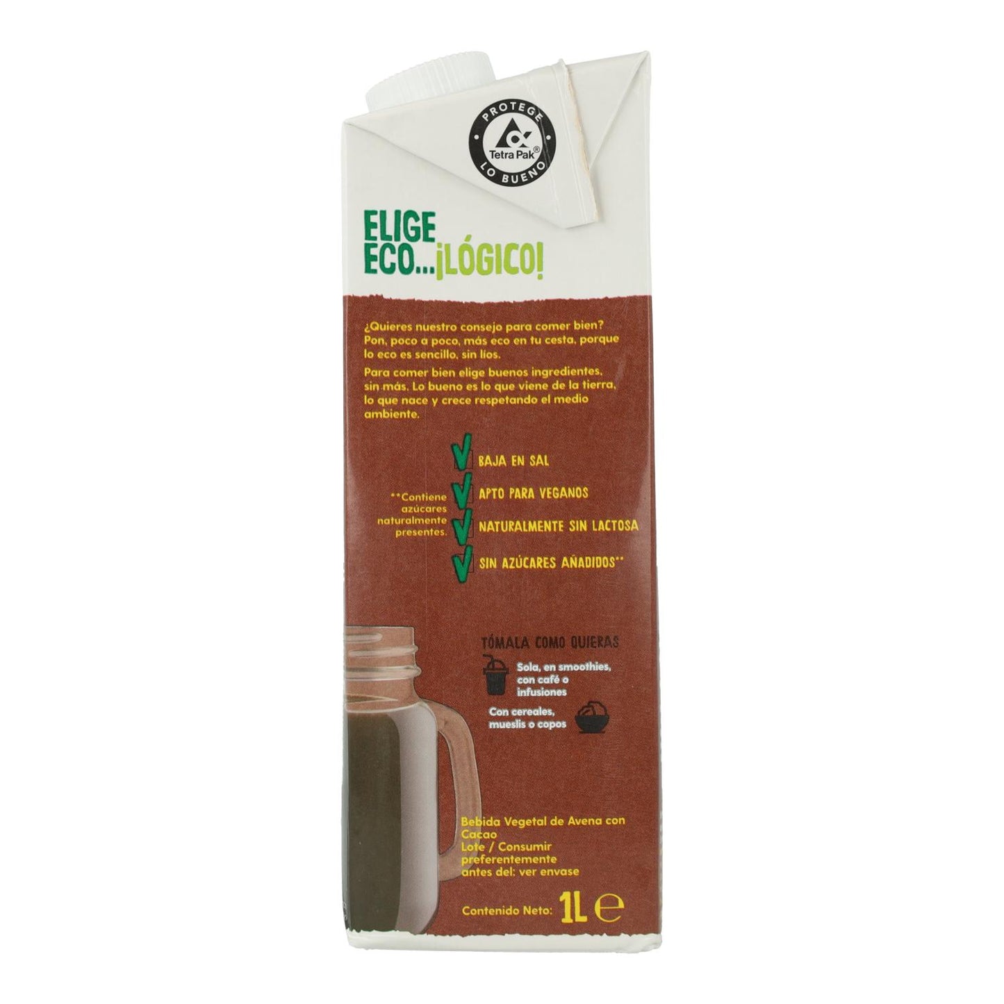 Bio-Haferdrink mit Kakao, 1 l Ecocesta