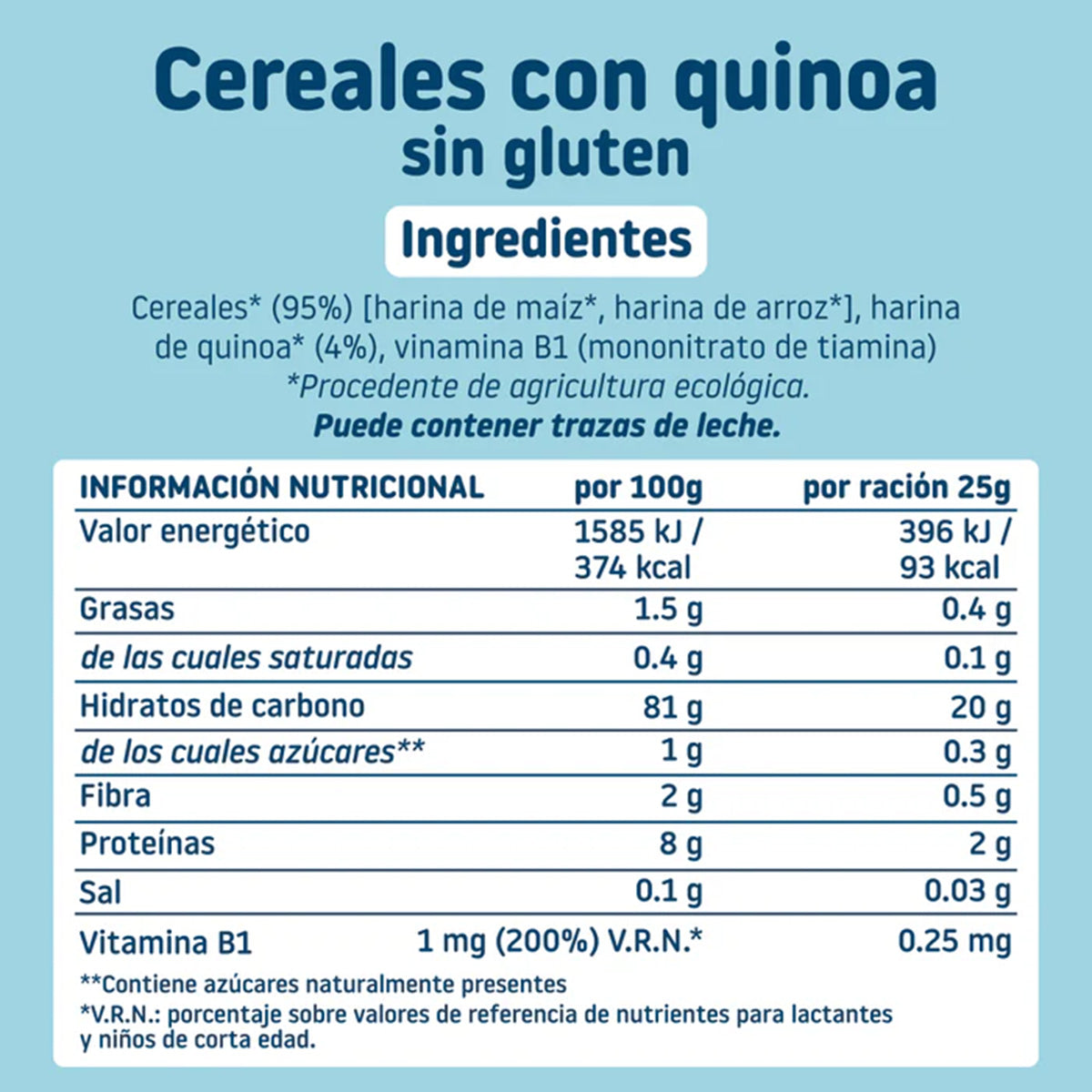 ERBJUDANDE 3x Glutenfri gröt med quinoa Eco Smileat, 200 g