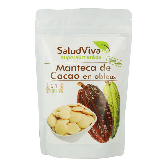 Masło kakaowe w waflach ECO 250 g, Salud Viva