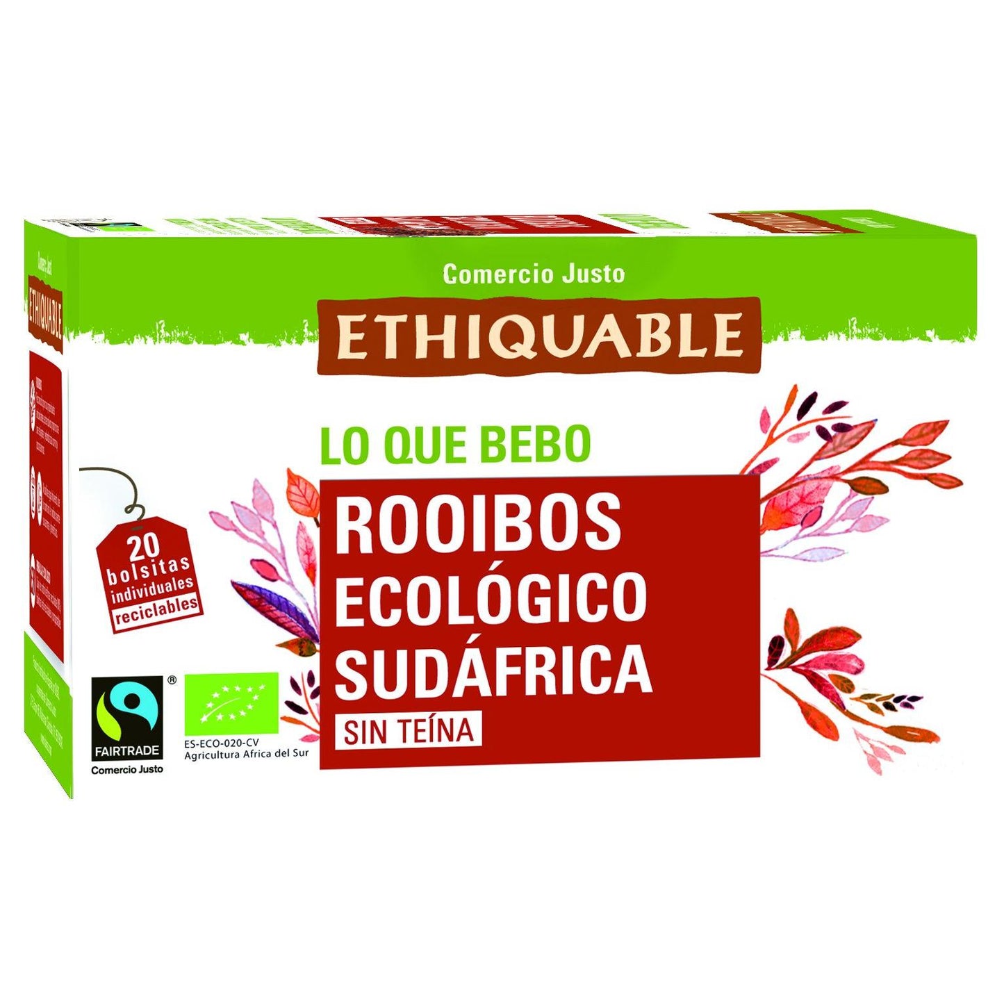 Biologische Rooibos-thee 40 g 20 zakjes