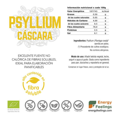 Psylliumschalen ECO Energy Feelings 500 g