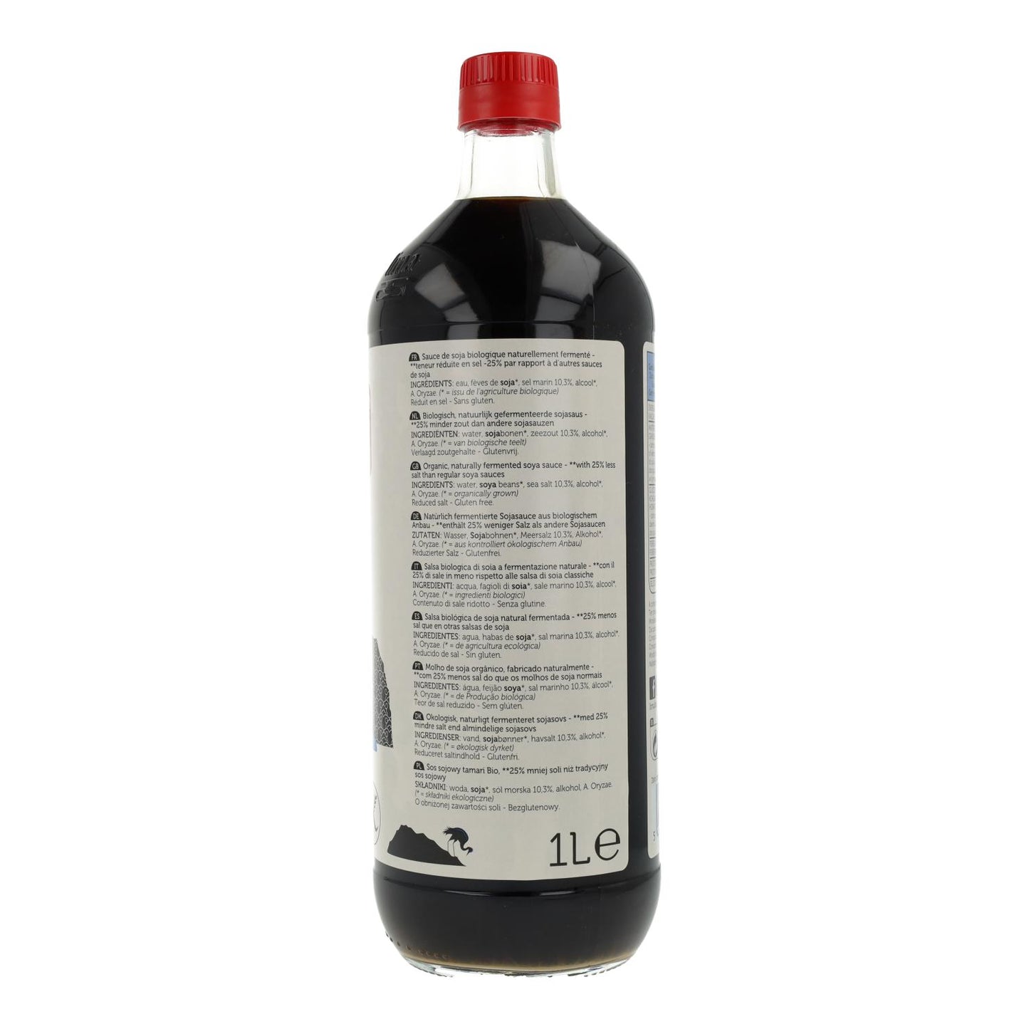 Tamari 25 % weniger Salz ECO Lime 1 l