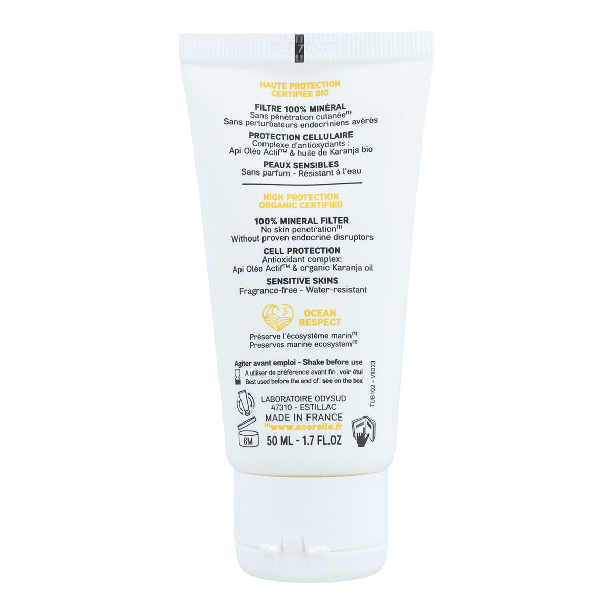 Gesichts-Sonnencreme LSF 50 Acorelle 50 ml