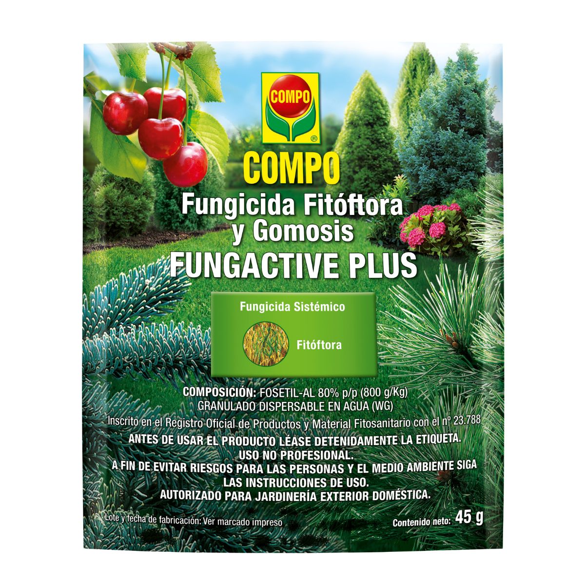 Fongicide Compo contre le mildiou et la gommose 45 g