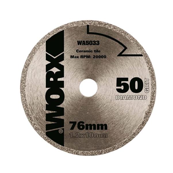 Diamantscheibe 76 mm für WX801 – Worx