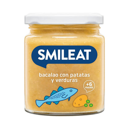 Pack pots de viande et poisson BIO Smileat 4 unités de 230 g