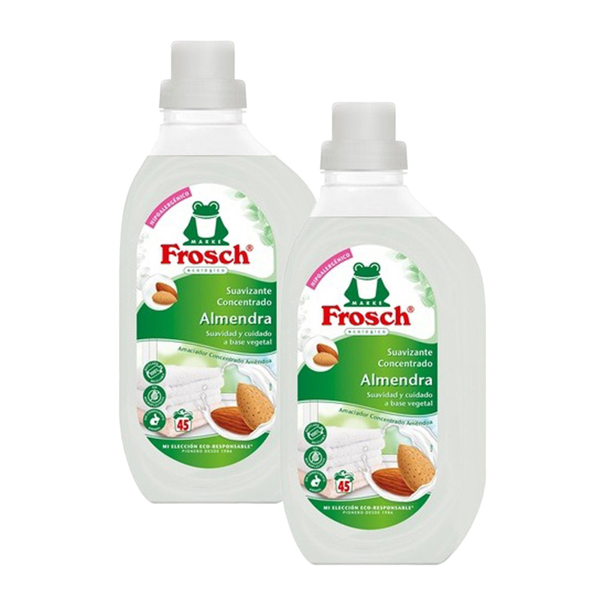 Pack of 2 Frosch Almond Fabric Softener 900 ml