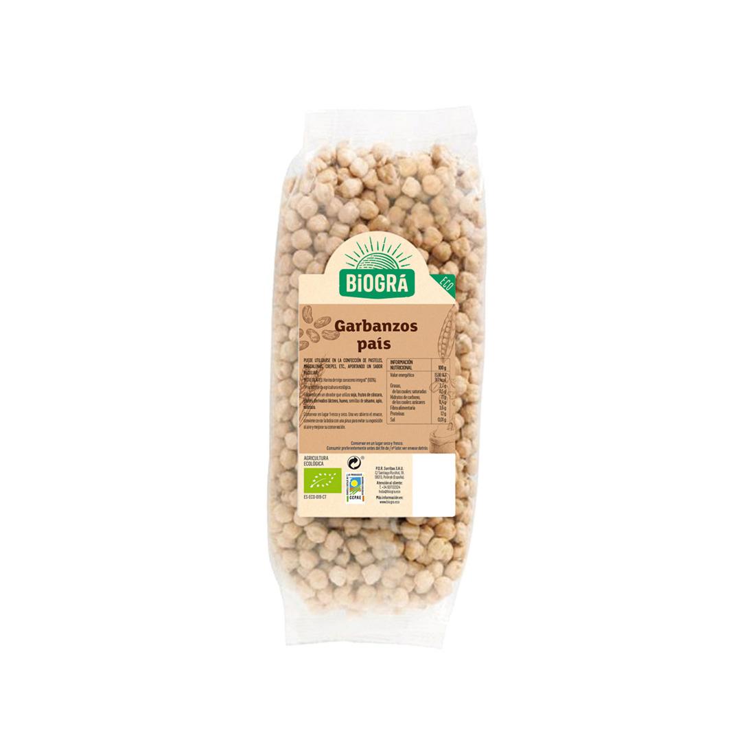 Garbanzos País Bio 500 g Biográ