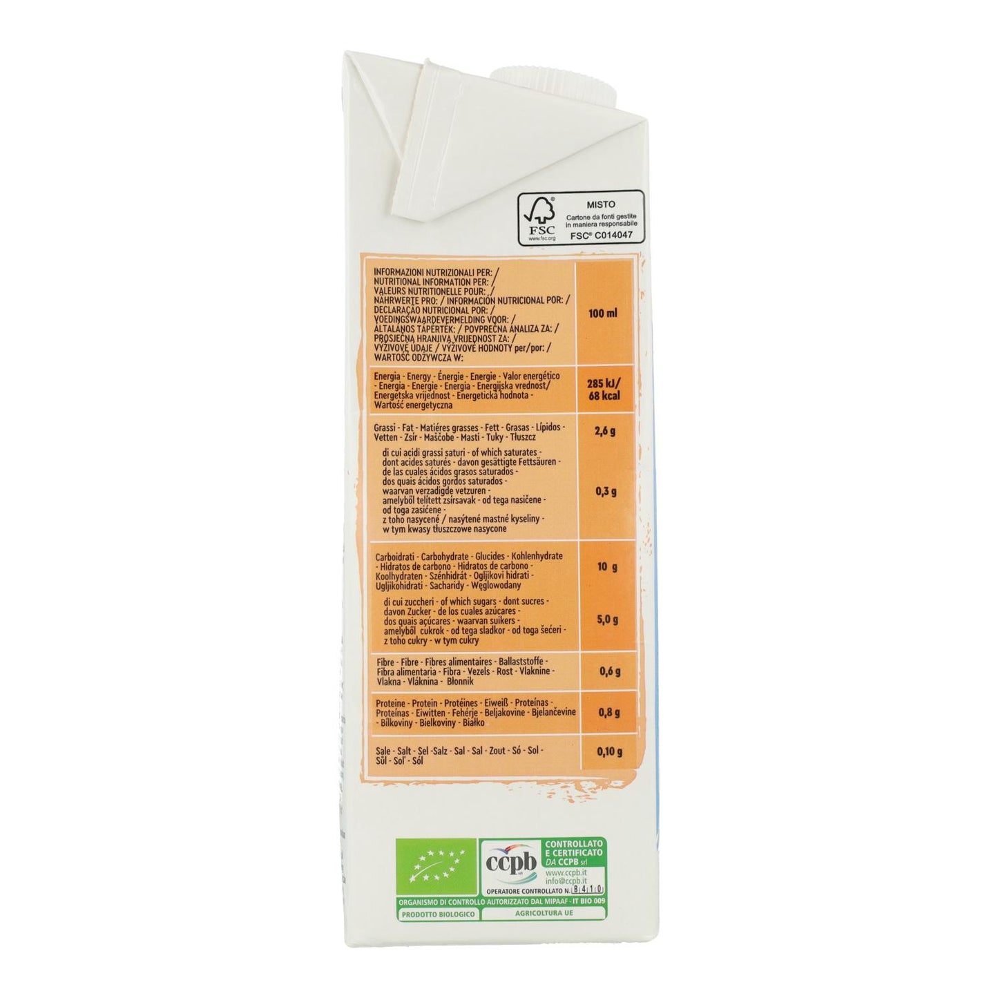 Reis- und Haselnussgetränk Vitariz 1 l