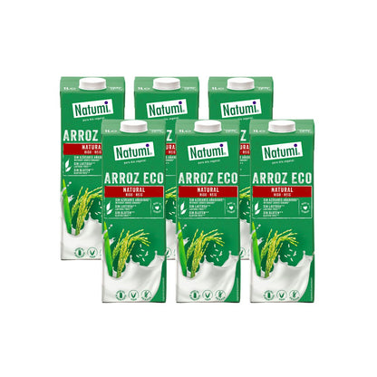 6er-Packung Natumi Bio-Reisgetränk 1L