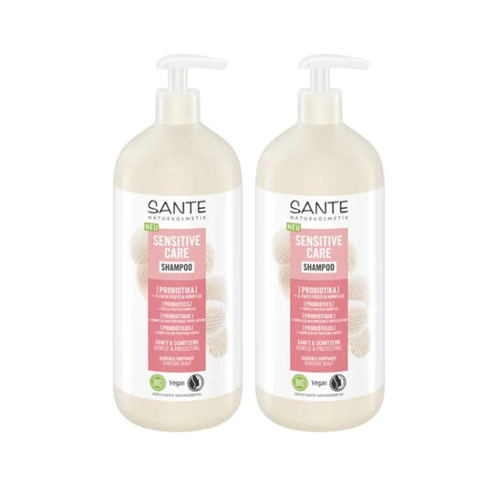 Pack 2x Shampooing soin sensible probiotiques Sante 950 ml