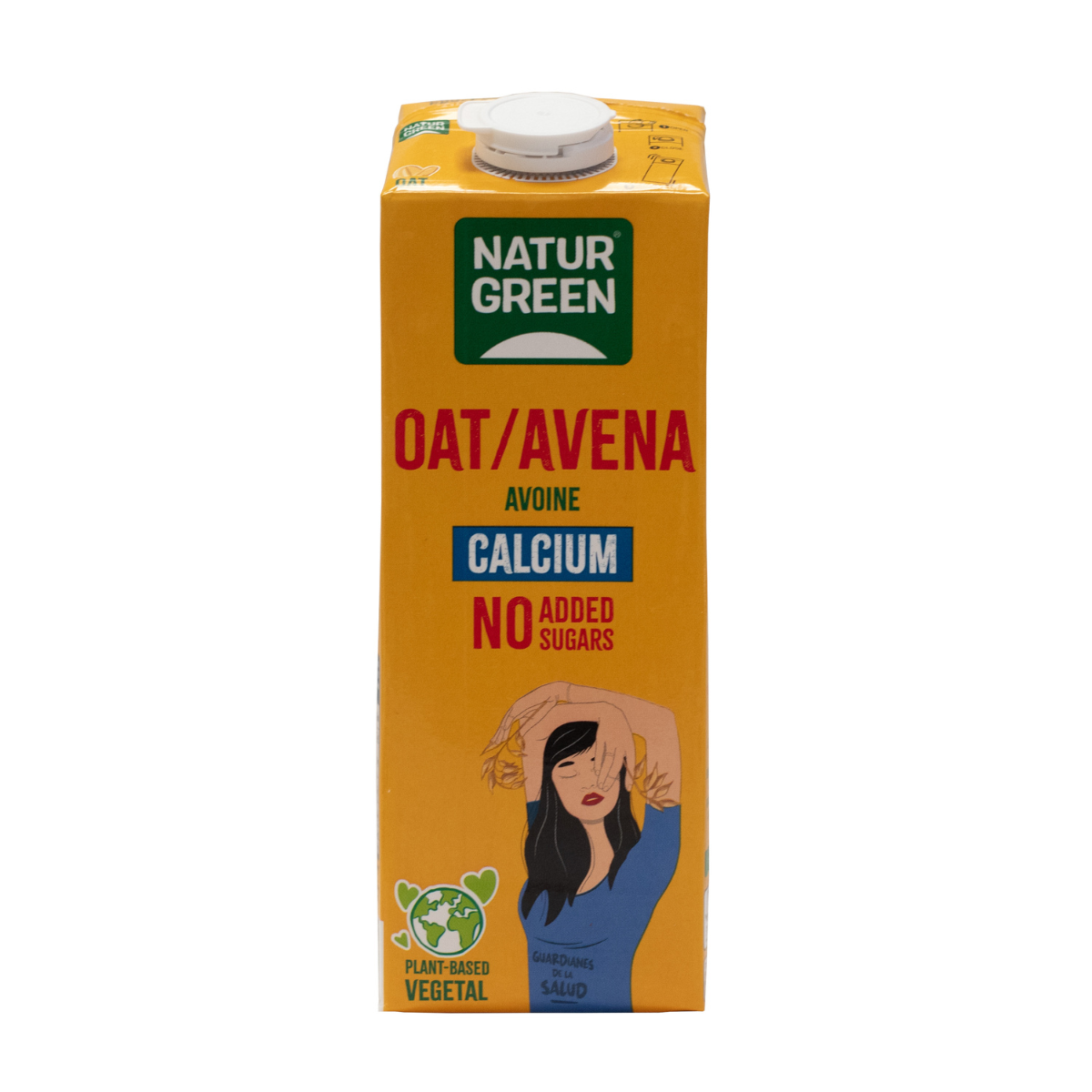 Vegetabilisk dryck Oat/Avena utan tillsatt socker, kalcium Naturgreen 1 liter