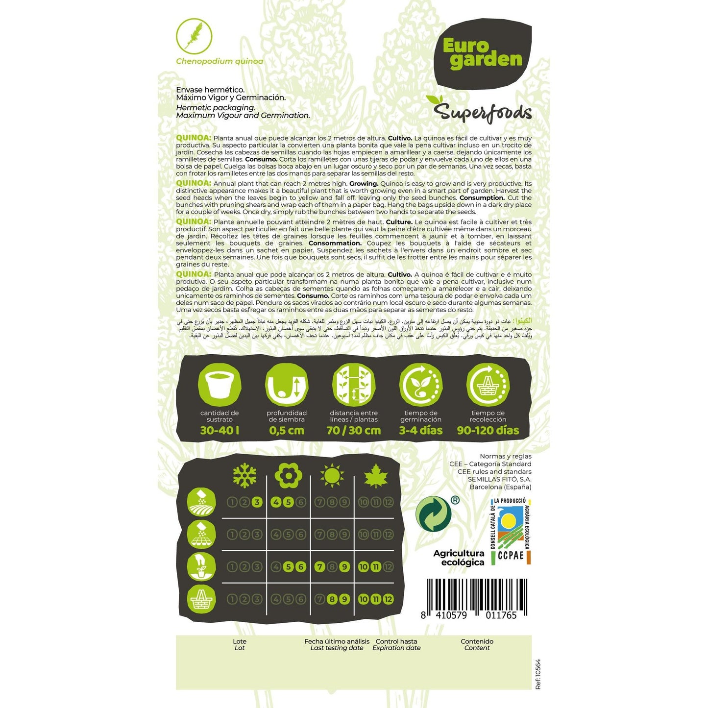 Bio-Quinoa-Samen Vitalfoods