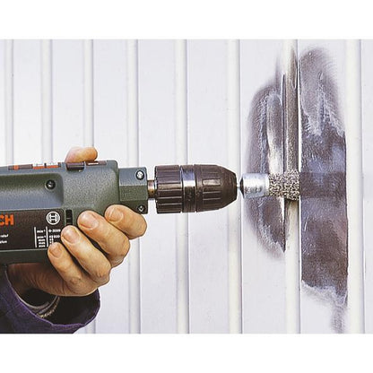 Metal brush for drills, hexagonal shank 1/4" (6.35 mm) Ø 25 mm