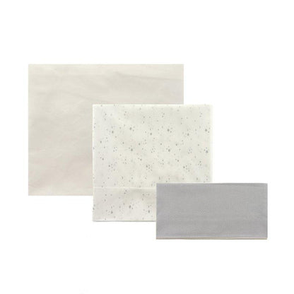 Cambrass Be Villa Green 3-piece mini cot sheet set