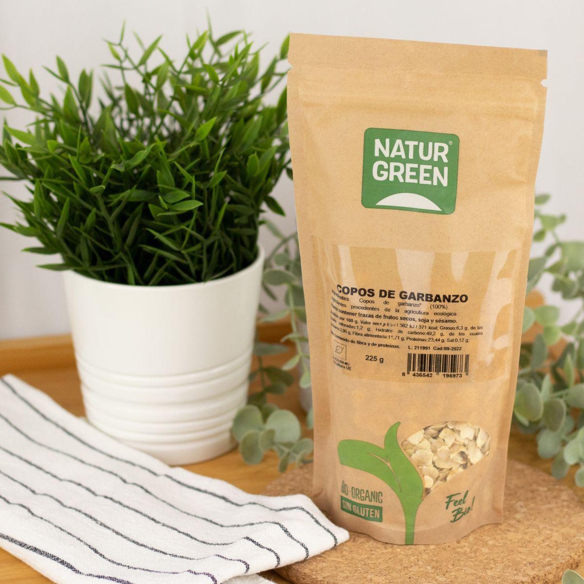 Naturgreen Organic Chickpea Flakes, 225 g