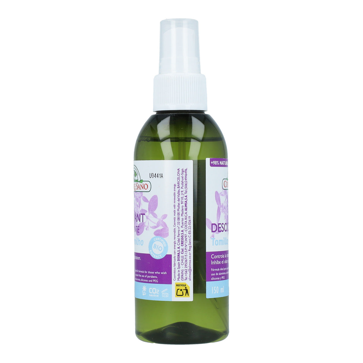 Confezione da 5 deodoranti al timo Corpore Sano 150 ml