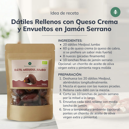 Bio-Jumbo-Medjoul-Datteln von Planeta Huerto 500 g