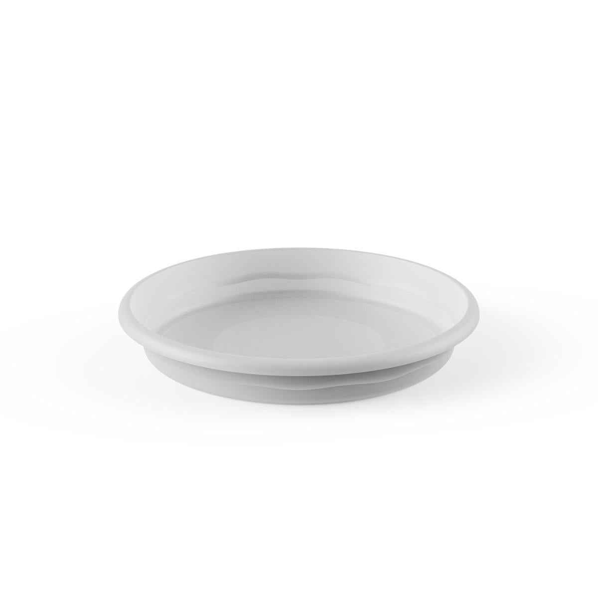 Witte bloempot D 14 x 2