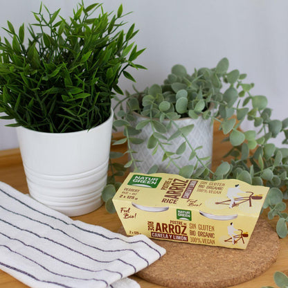 NaturGreen Zimt-Zitronen-Reisdessert, 2 x 125 g