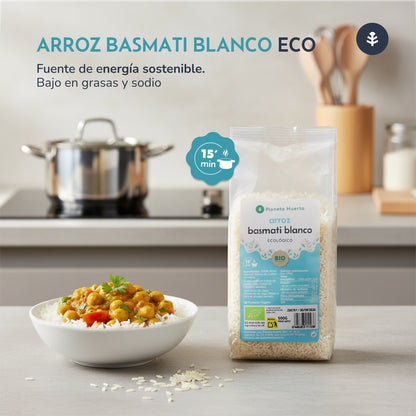 Vitt basmatiris ECO Planeta Huerto 2,5 kg