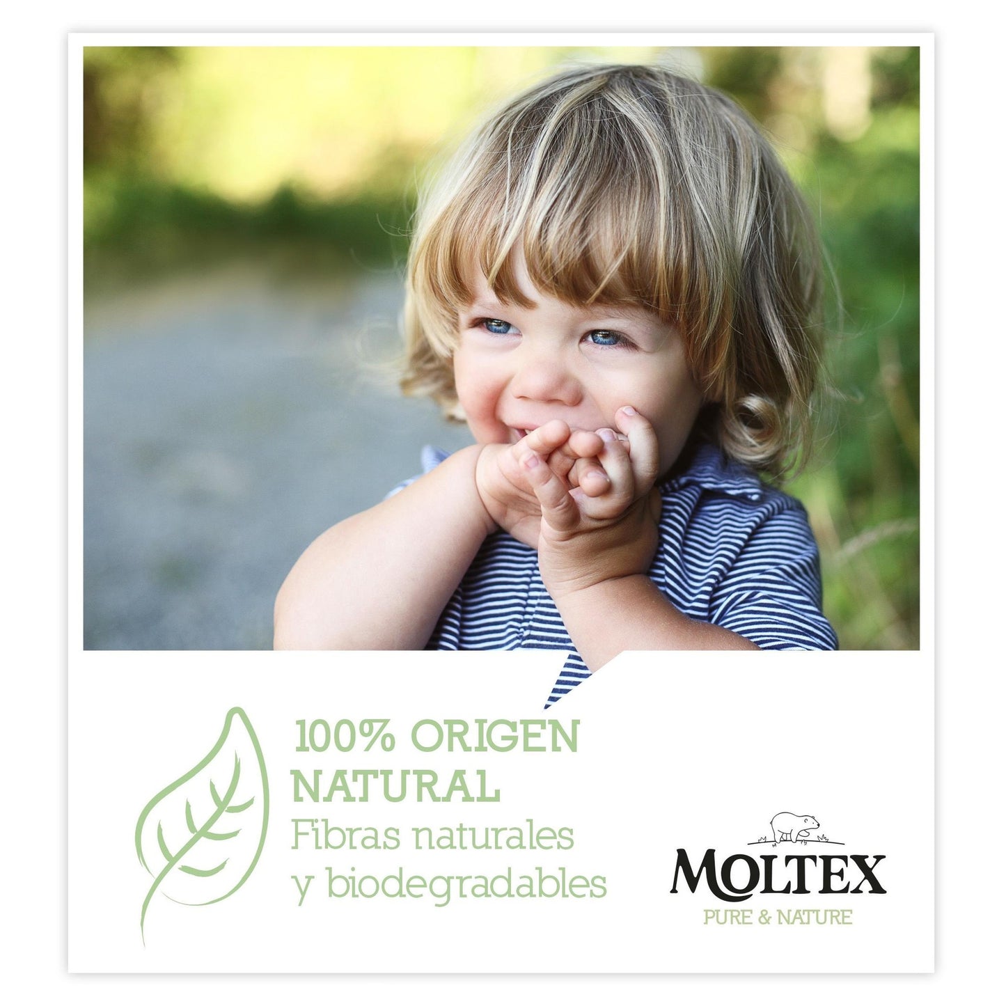 Moltex Pure & Nature wipes 60 units