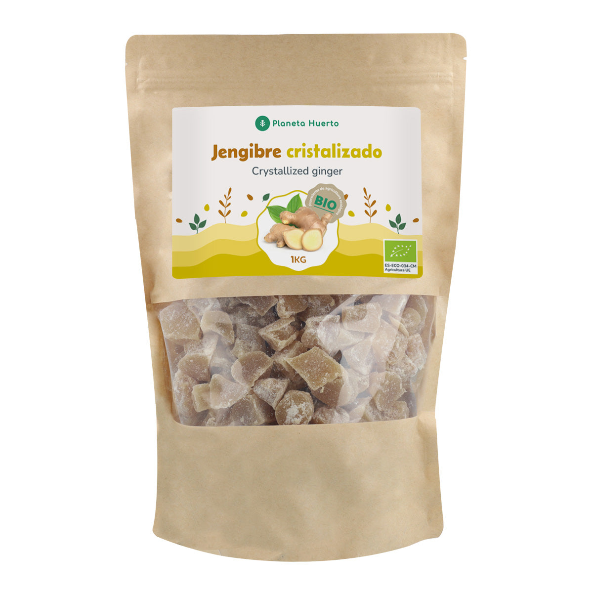Ingwer kristallisiert ECO Planeta Huerto 1 kg
