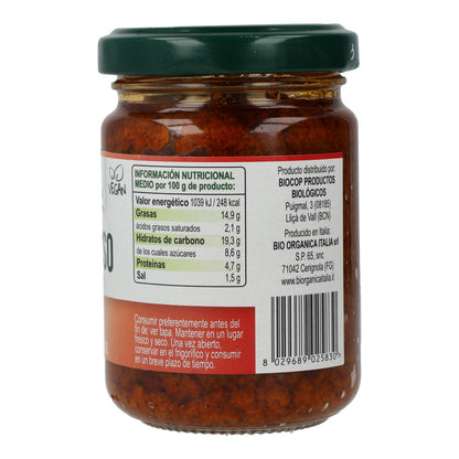 Pesto Rosso aus getrockneten Bio-Tomaten aus Italien, 140 g