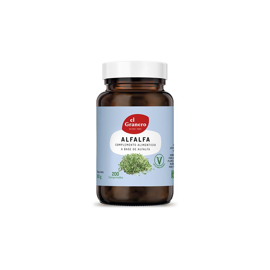 Alfalfa 400 mg 200 Comprimidos El granero