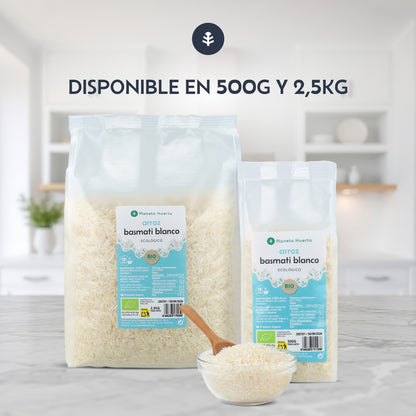 Vitt basmatiris ECO Planeta Huerto 500 g
