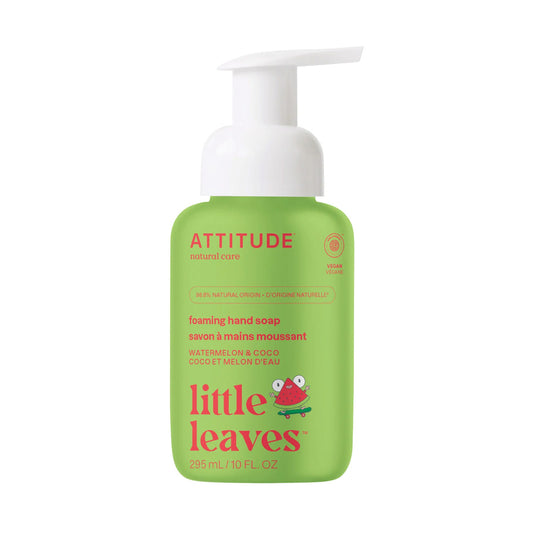 Super Leaves Kids Schuimende handzeep voor kinderen Watermeloen en kokos Attitude 295 ml