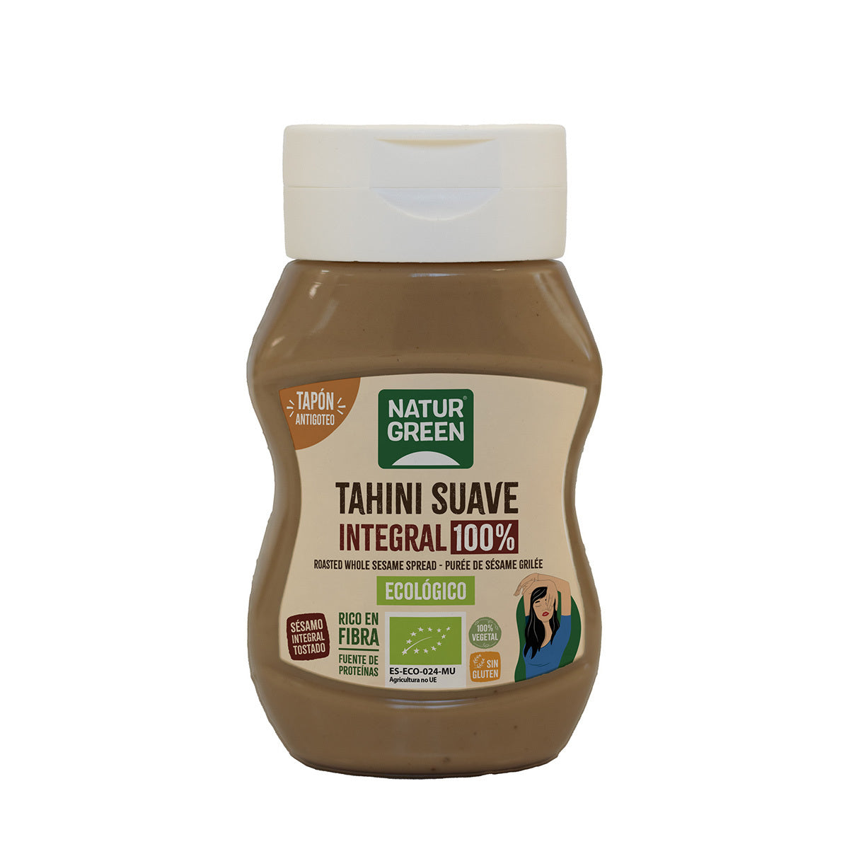 Tahini Suave Integral Antigoteo Bio NaturGreen 270 g