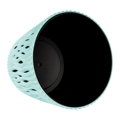Pot Duna avec insert turquoise D 22 x 19
