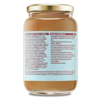 Beurre de cacahuète Cannelle et Vanille Natruly 500 g