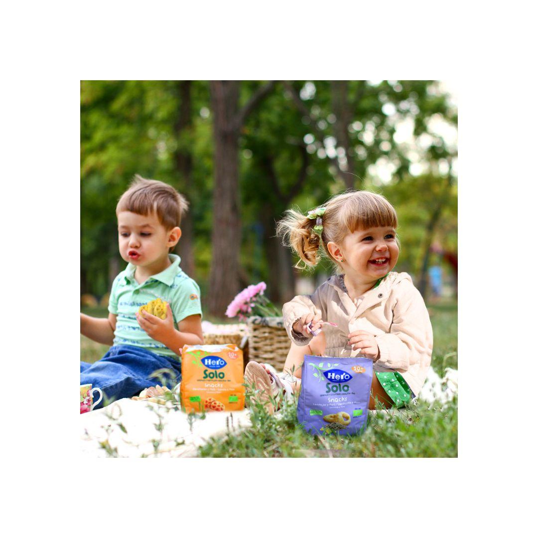 Pack 7x Snacks aux carottes et au maïs Eco 40 g-Hero Solo